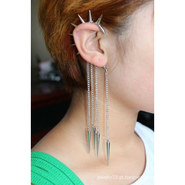 Declaração Pendurado Individual Ear Cuff Tassels Brincos Jóias EC35